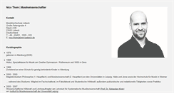 Desktop Screenshot of homepage-nico-thom.de